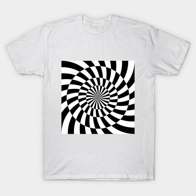 Op art spiral mindf*ck T-Shirt by kallyfactory